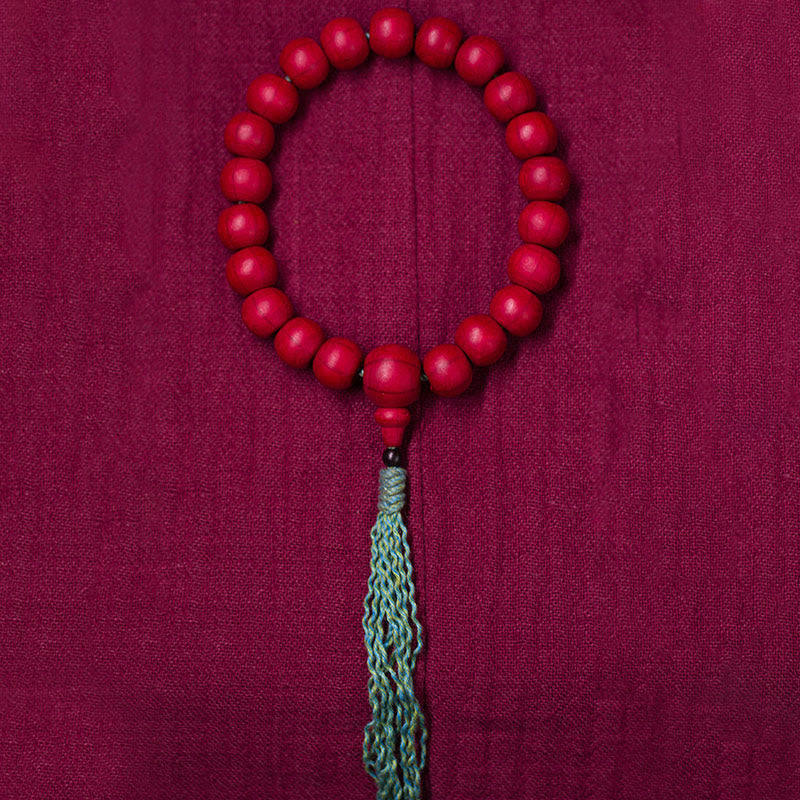 Abelia Biflora Wood Warding Off Evil Spirits Wrist Mala