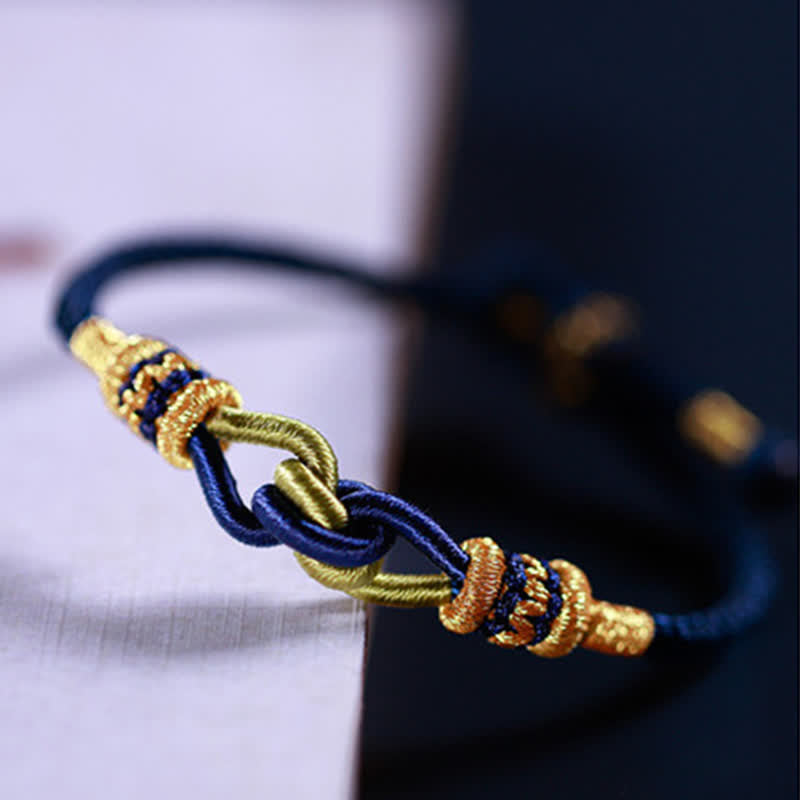 Handmade Knotting Faith Strength Braid String Bracelet